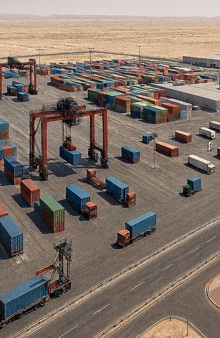 Ma’an Dry Port banner